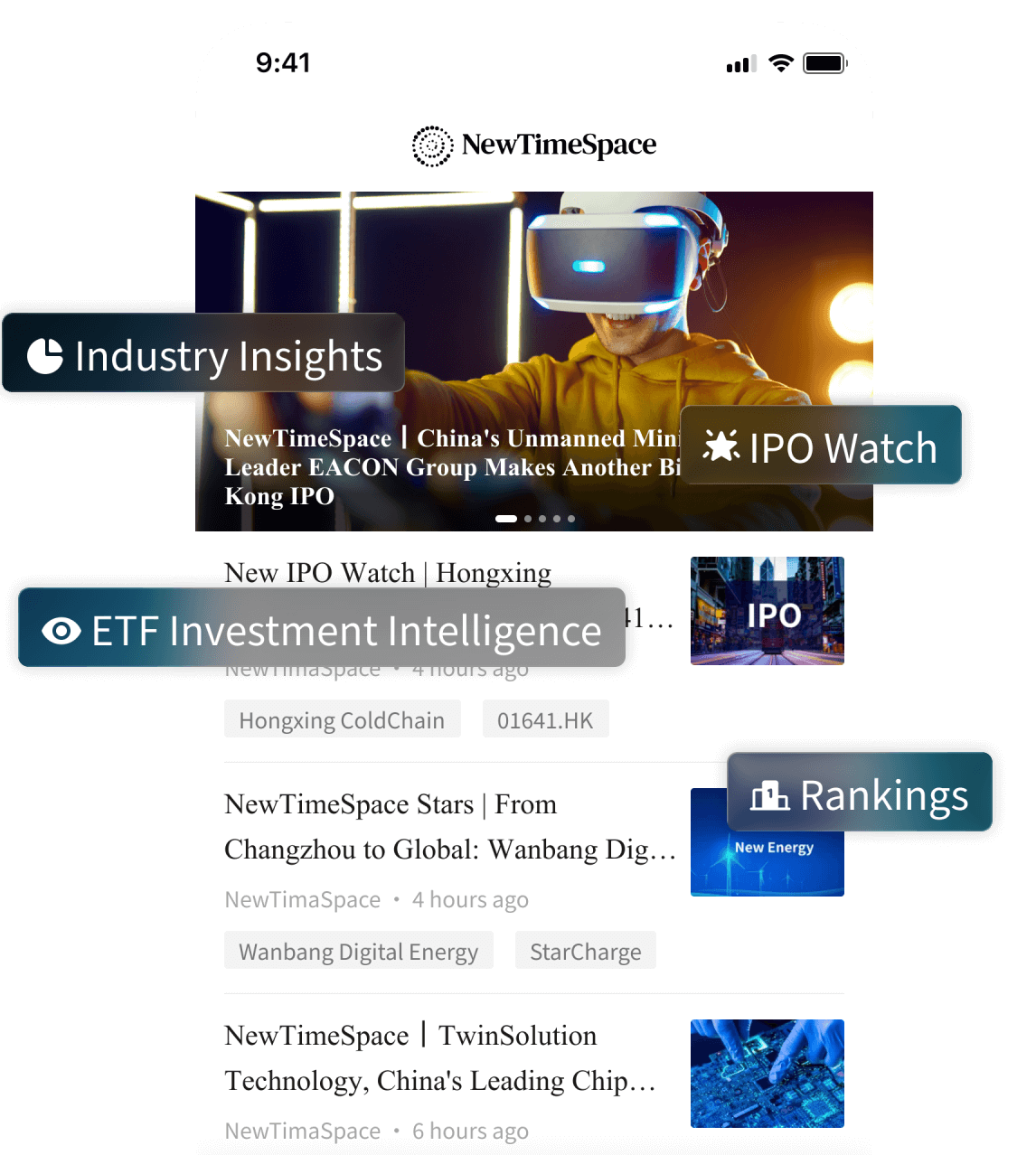 NewTimeSpace App Preview